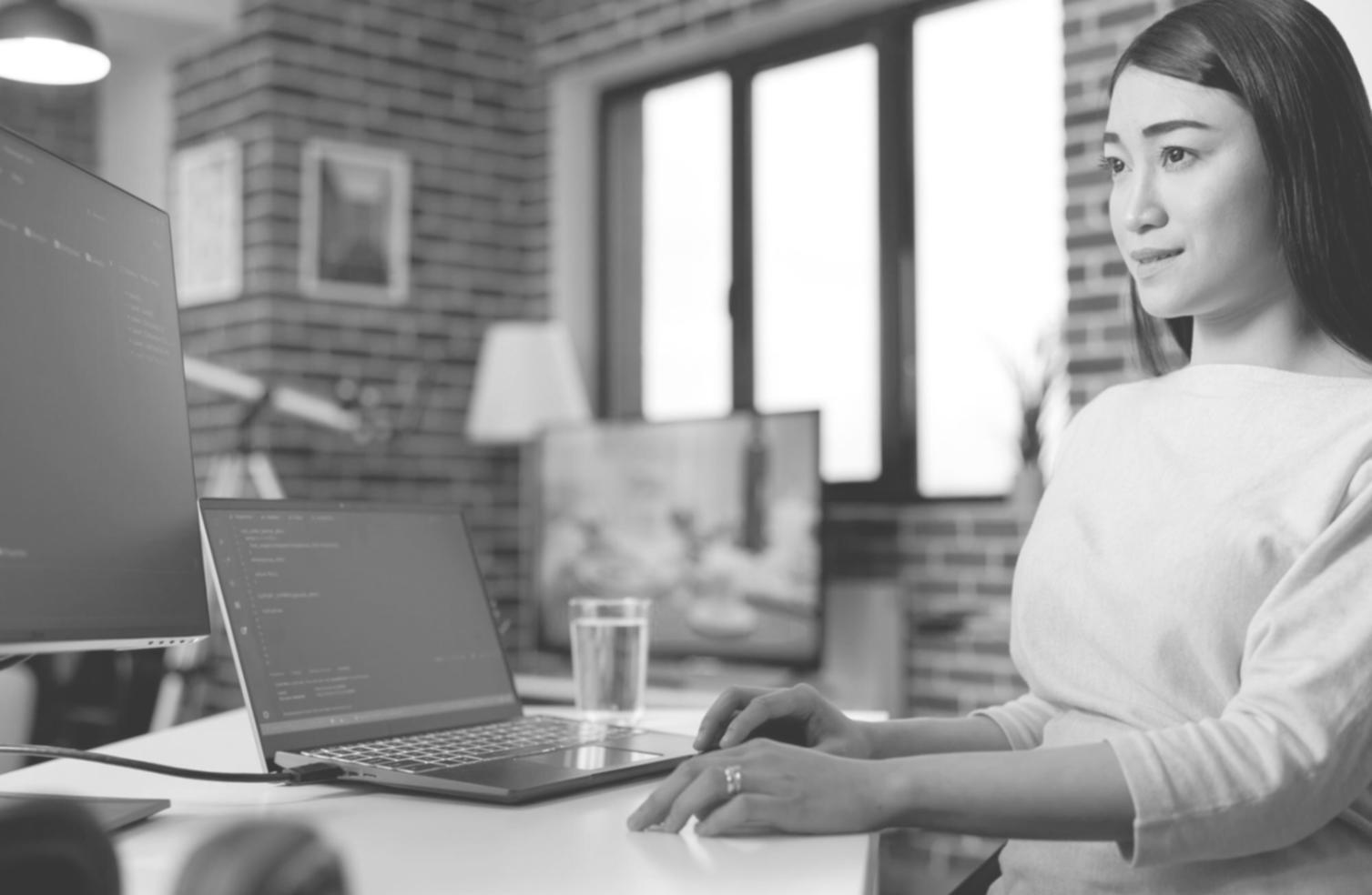 Moderne Lernumgebung mit 3D-Arbeitsplätzen